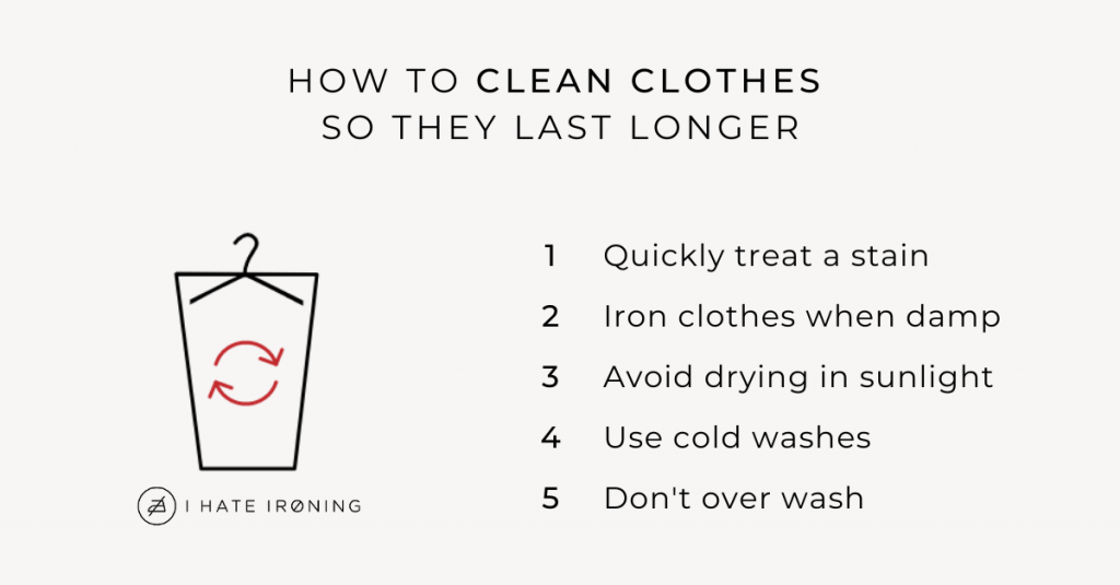 make your clothes last longer and cut down on clothes spend