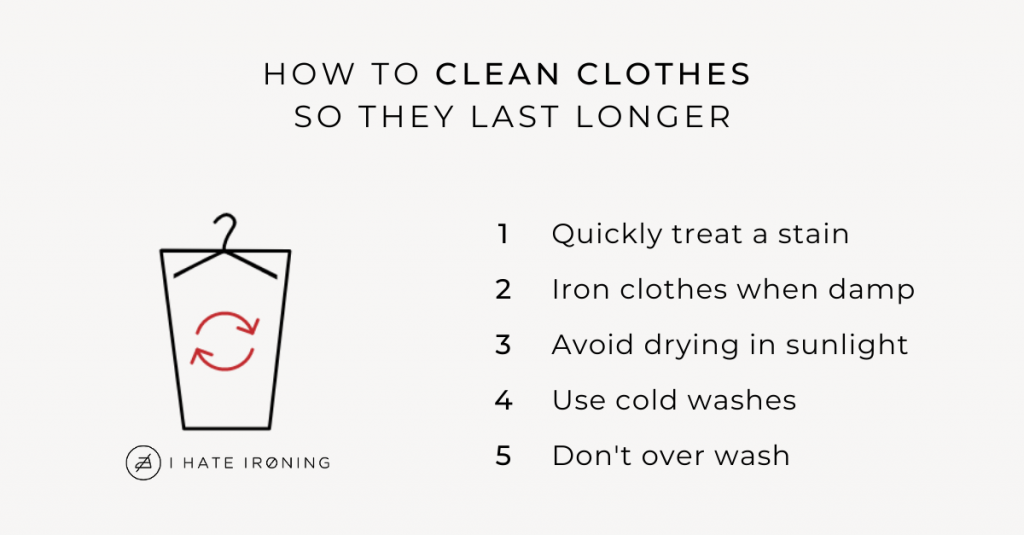 make your clothes last longer and cut down on clothes spend 