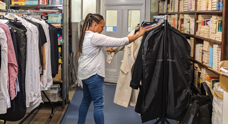 request clothes for interview brixton library workwear scheme
