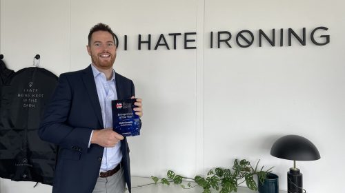ihateironing Founder Wins Entrepeneur of the Year Award 2022